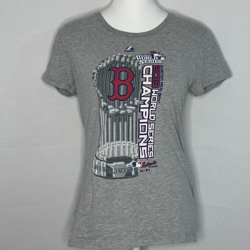 Majestic Red Sox 2013 World Series Champions Tee M